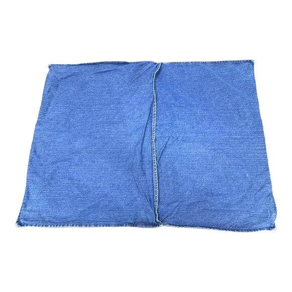 Vintage Tommy Hilfiger Denim Pillowcase Sham Jeans Standard Size Retro Blue - Picture 2 of 7